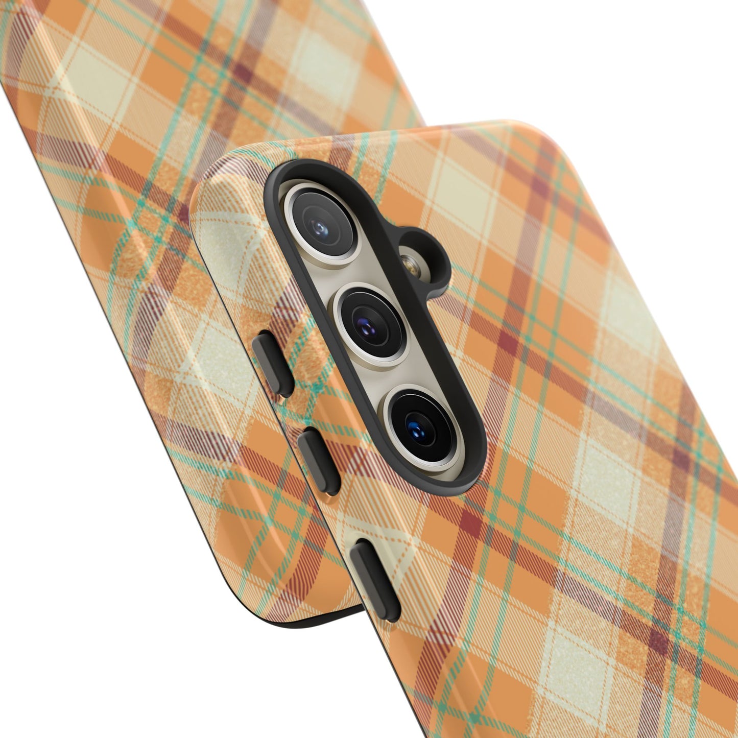 Samsung Galaxy Case - Warm Autumn Plaid Design