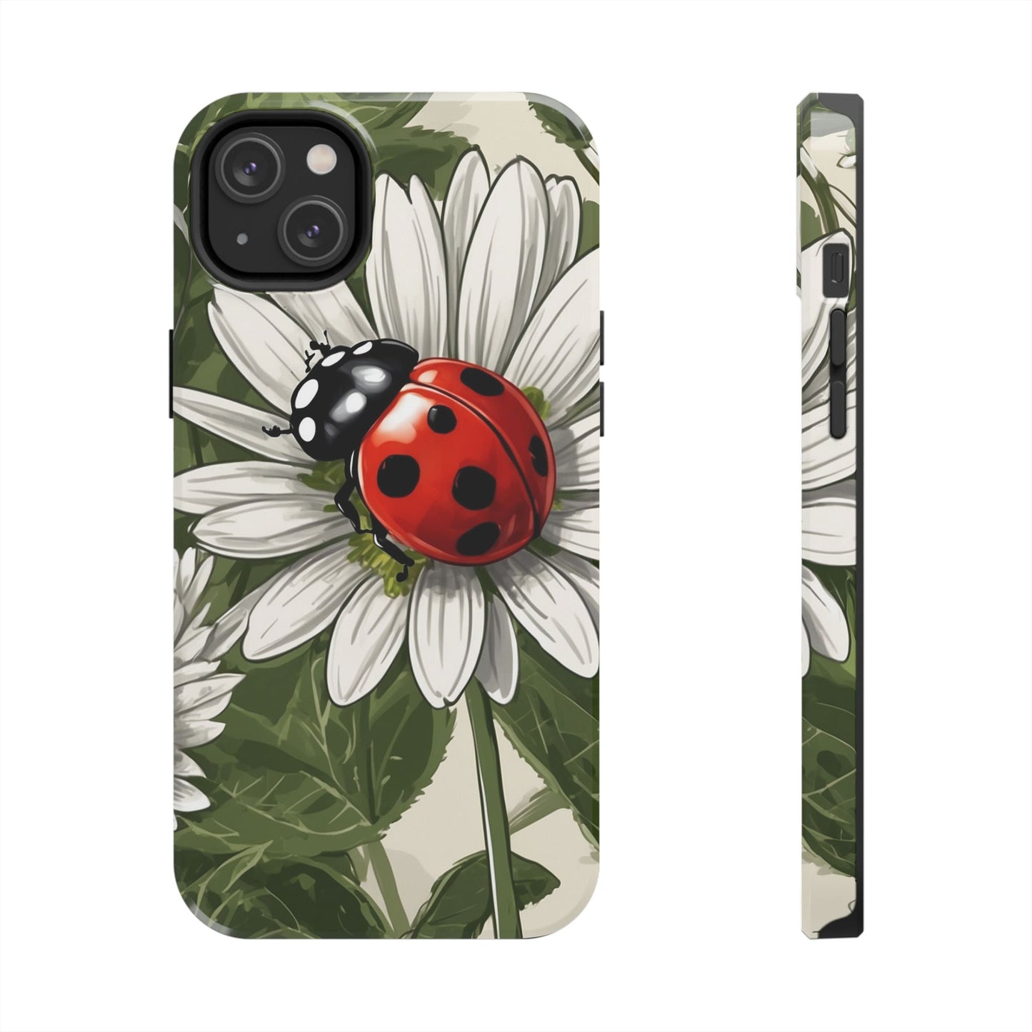 Ladybug & Daisy Garden Charm - iPhone Series Case