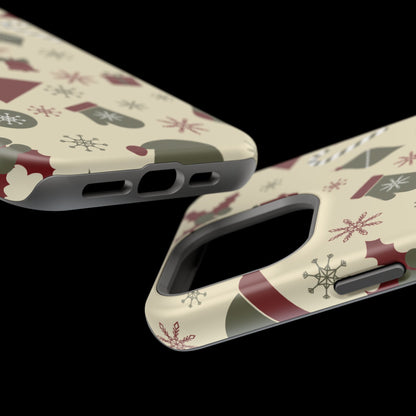 Vintage Holiday Cheer - MagSafe iPhone Series Case