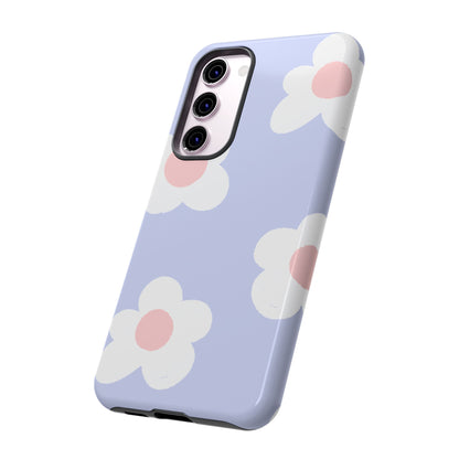 Retro Daisy Pastel Tough Samsung Galaxy Case – Durable Design with Soft Matte Finish