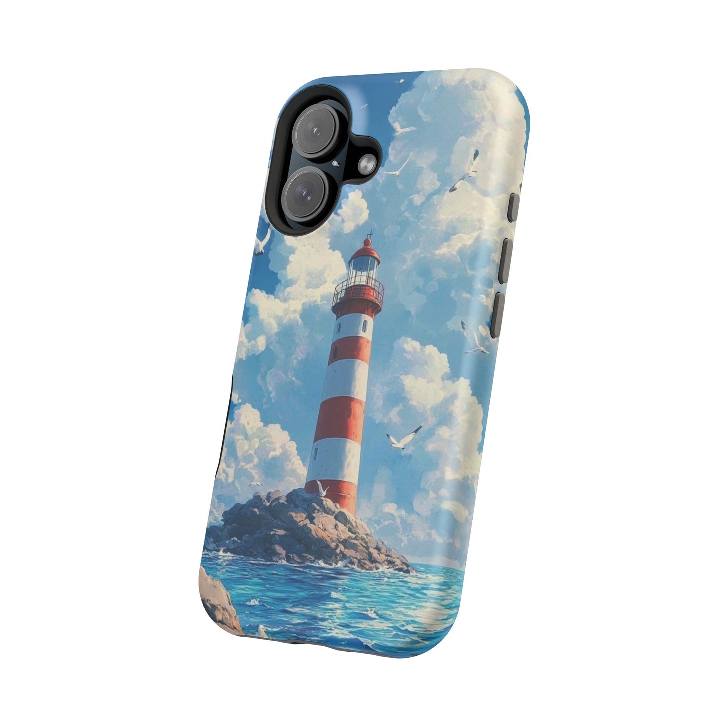 Iphone Case - Majestic Lighthouse Scene Design