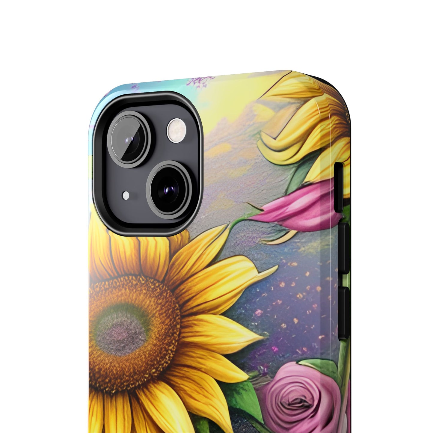 Whimsical Sunflower & Rose Garden - iPhone Series Case