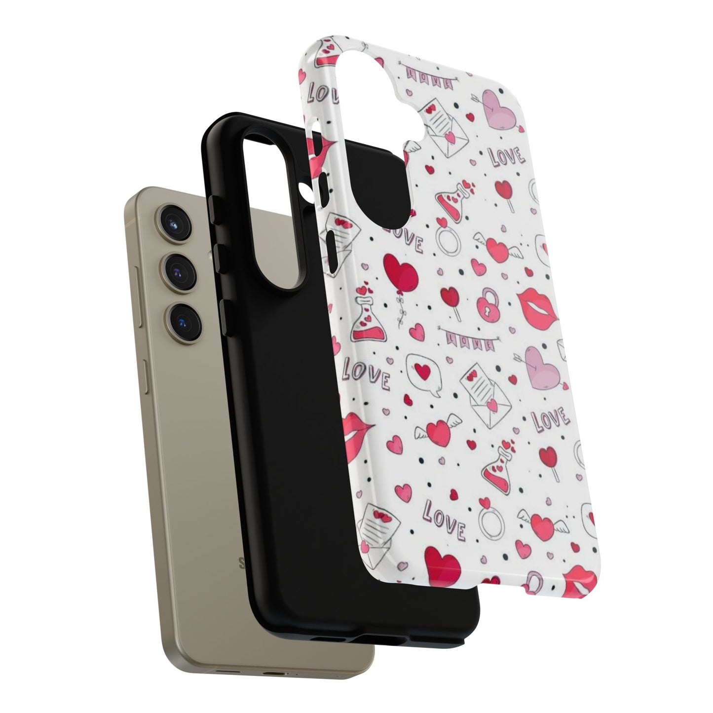 Samsung Galaxy Case: Romantic Love-Inspired Icons Case