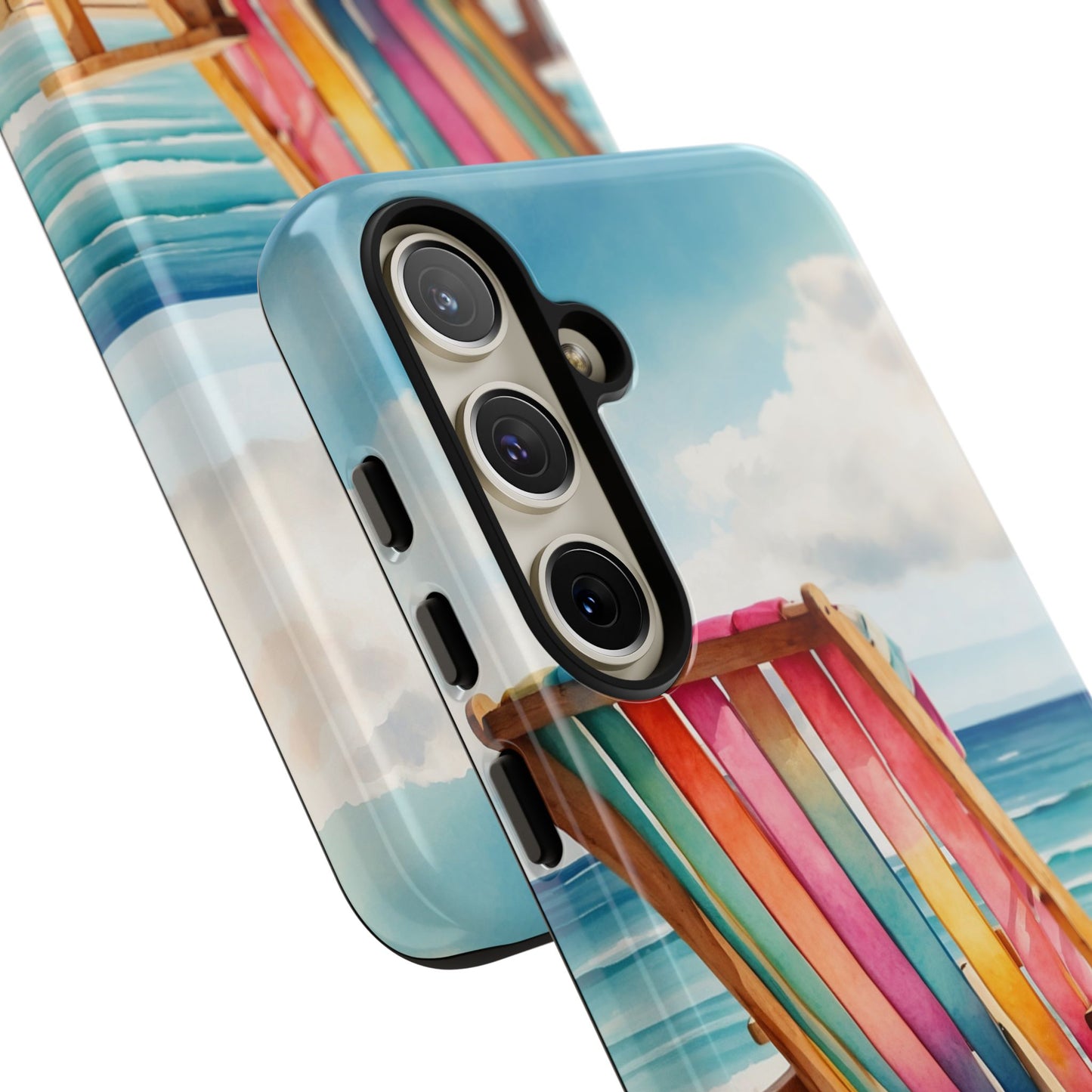 Vibrant Beach Escape Samsung Galaxy Case – Colorful Summer Design