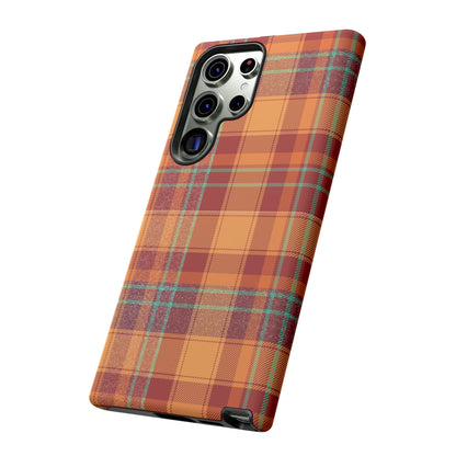 Samsung Galaxy Case - Autumn Tartan Plaid Design