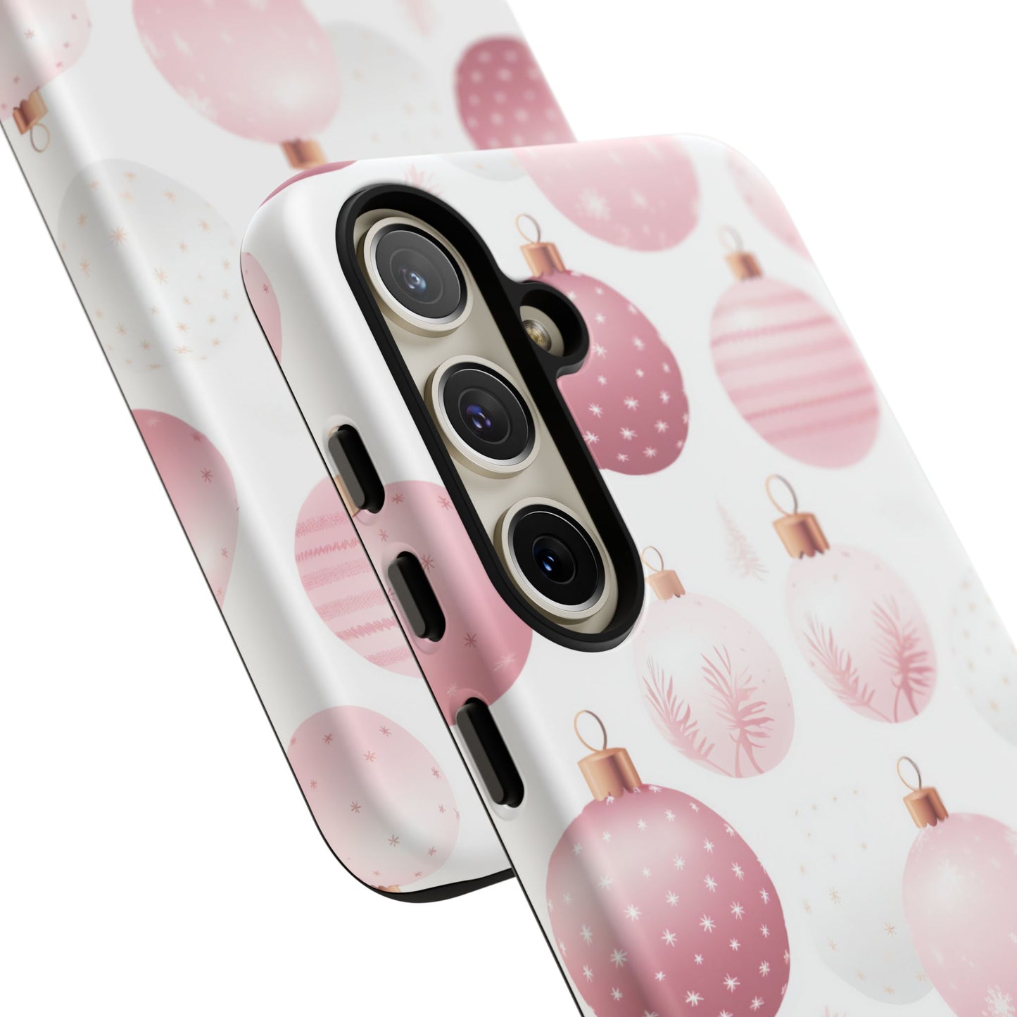 Samsung Galaxy Case: Merry in Pink – Christmas Balls