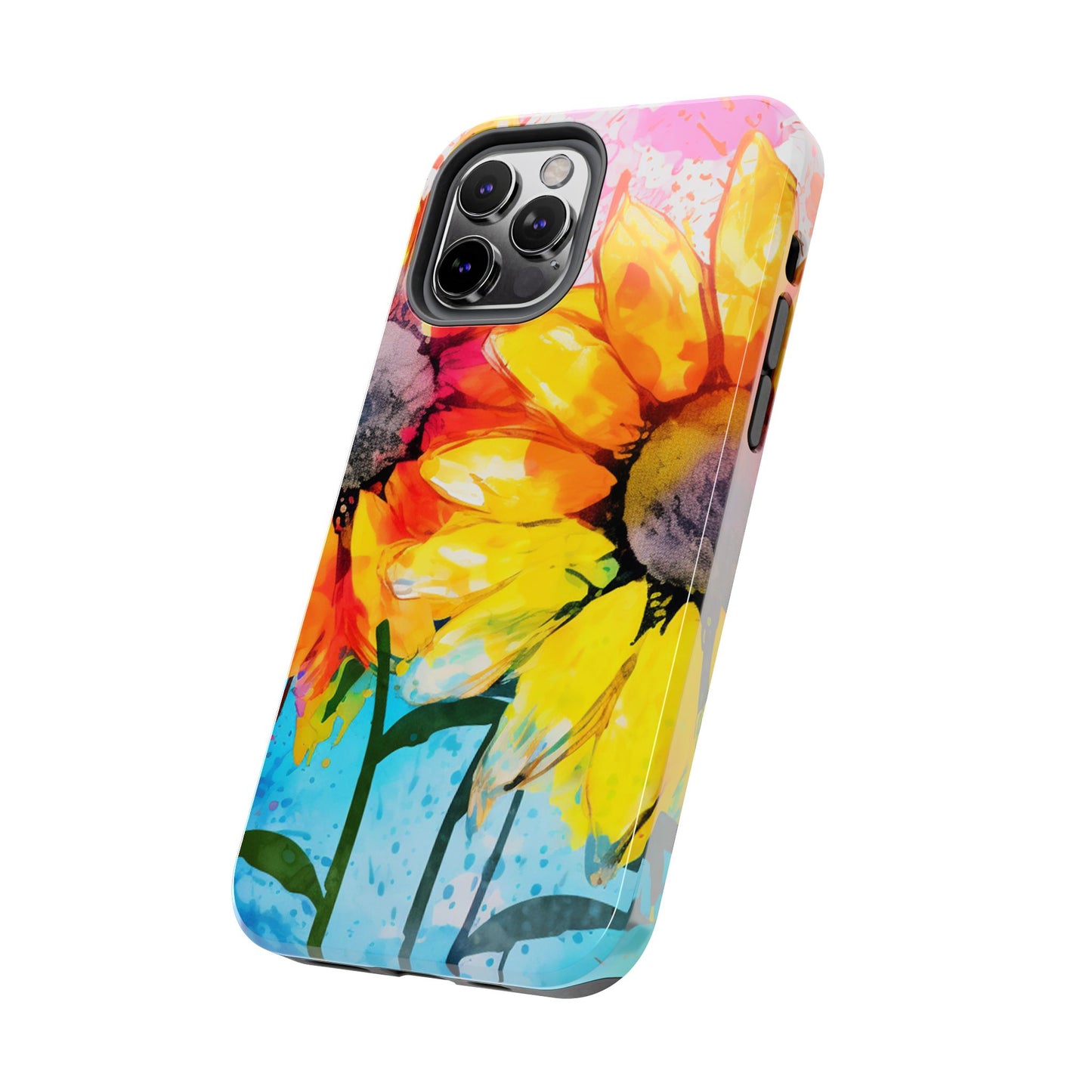 Bold Watercolor Sunflowers - iPhone Series Case