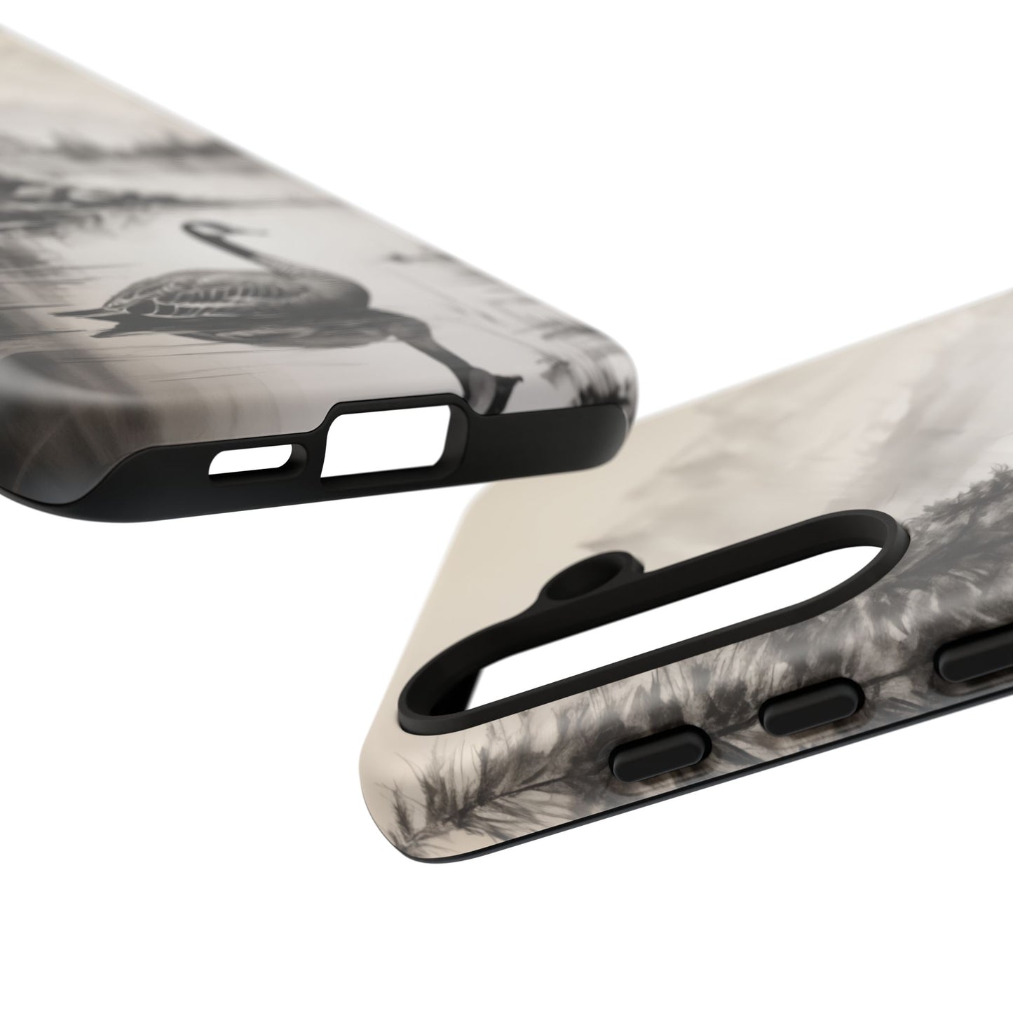 Canadian Goose Phone Case - Charcoal Sketch Design!