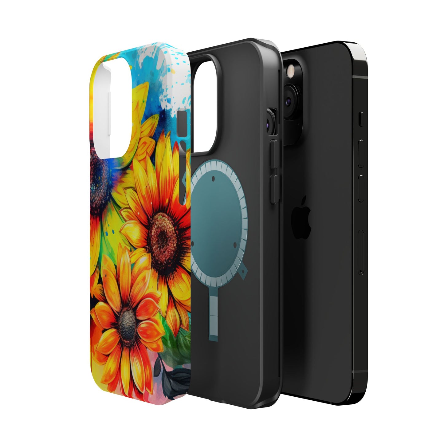 Vibrant Sunflower Splash - MagSafe iPhone Series Case