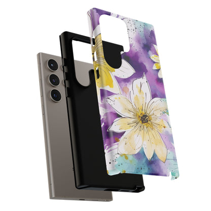 Abstract Floral Watercolor Splash - Samsung Galaxy Series Case