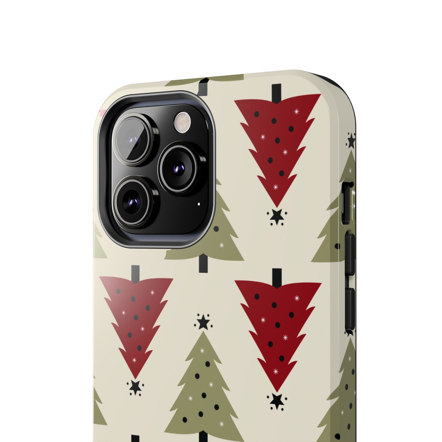 Retro Christmas Trees Pattern - iPhone Series Case