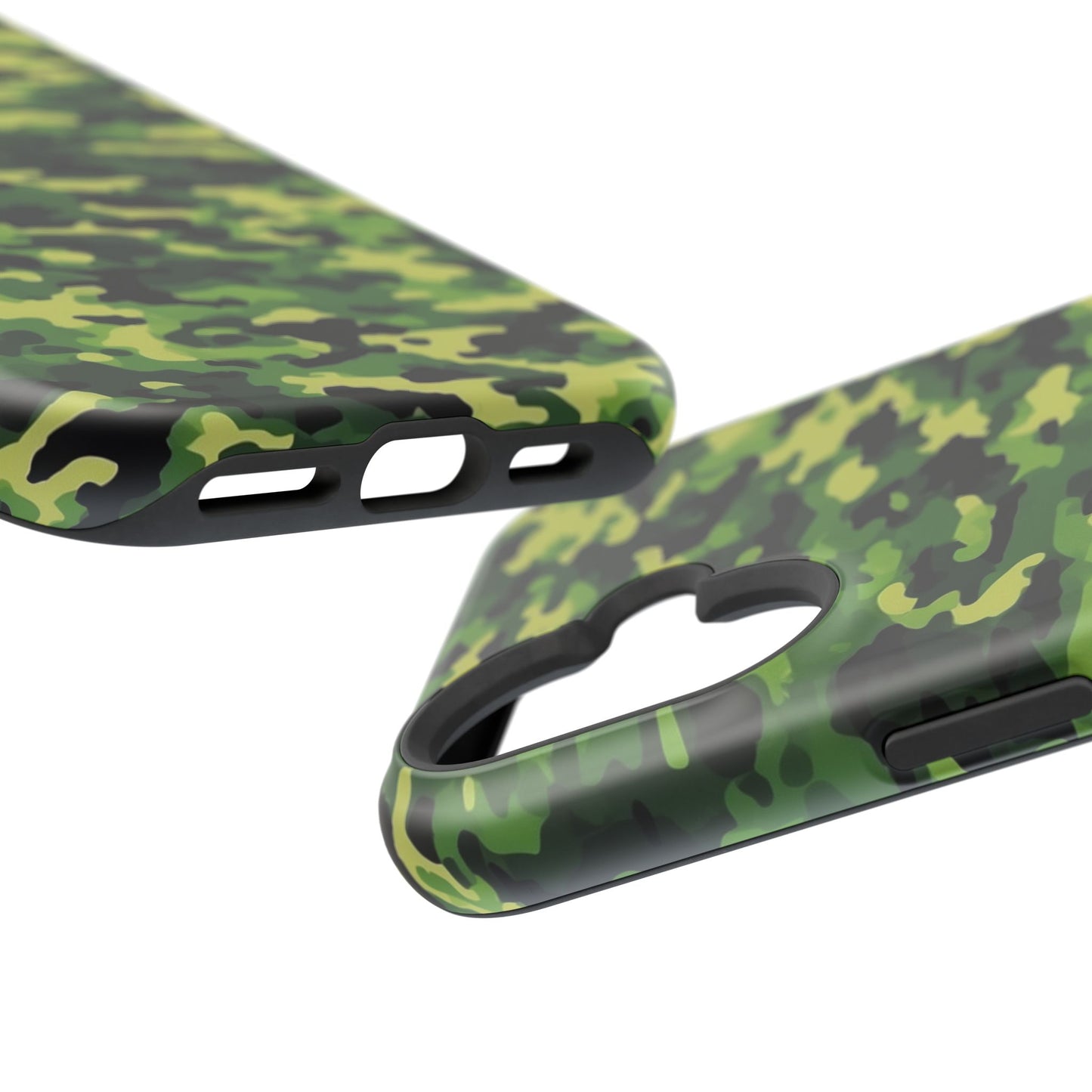 Green Woodland Camouflage – MagSafe iPhone Case, Slim and Shockproof