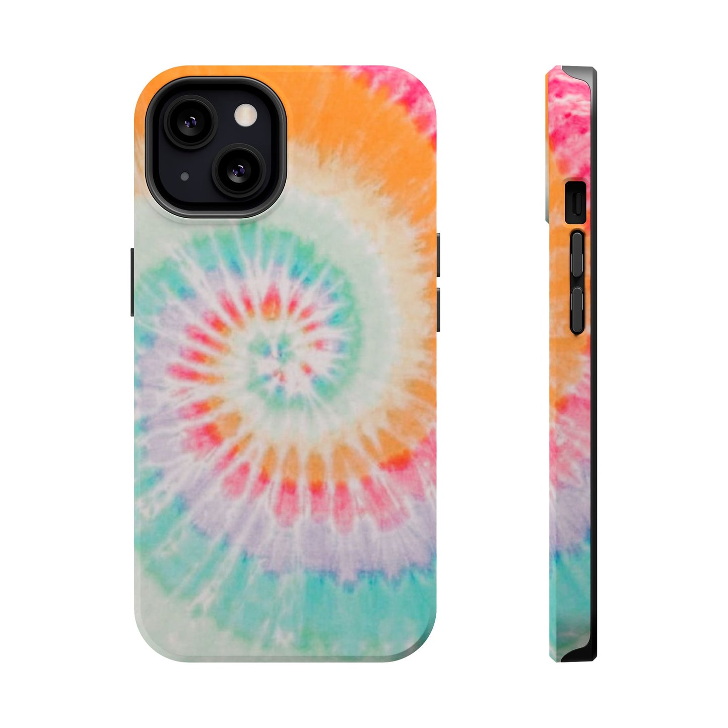 Pastel Tie-Dye MagSafe iPhone Case – Soft Colors & Magnetic Functionality