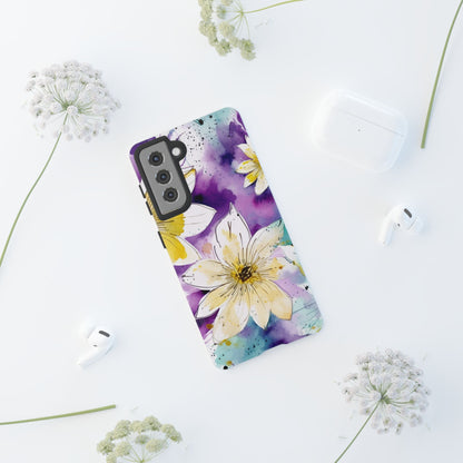 Abstract Floral Watercolor Splash - Samsung Galaxy Series Case