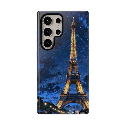 Samsung Galaxy Case - Eiffel Tower Under Starlit Sky Design