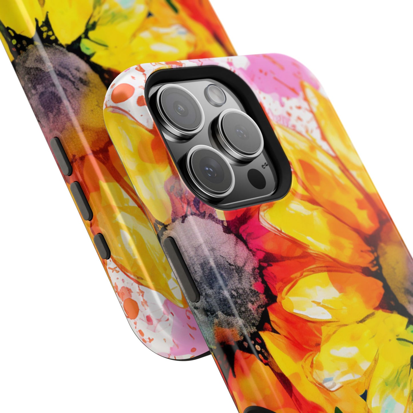 Bold Watercolor Sunflowers - MagSafe iPhone Series Case