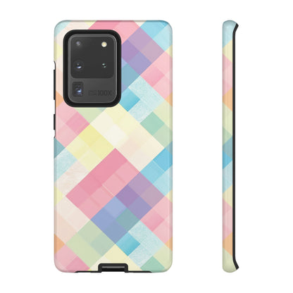 Spring Sonata Pastel Plaid Case