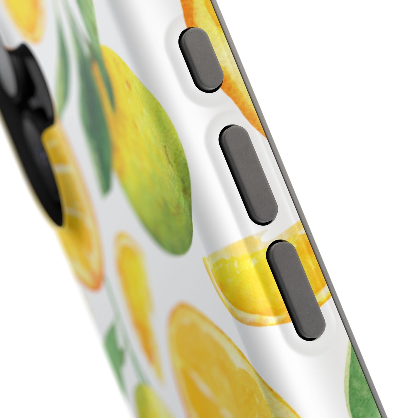 Sunny Citrus Grove Tough MagSafe iPhone Case – Watercolor Orange Design, Dual-Layer Protection