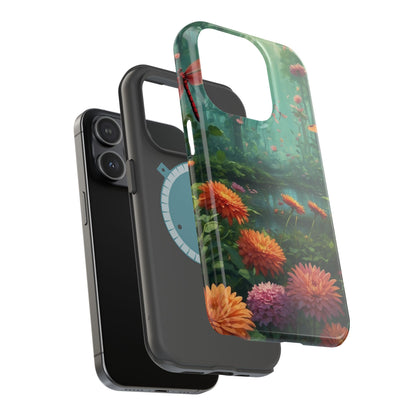 Enchanted Forest Dragonflies & Blossoms – MagSafe iPhone Series Case