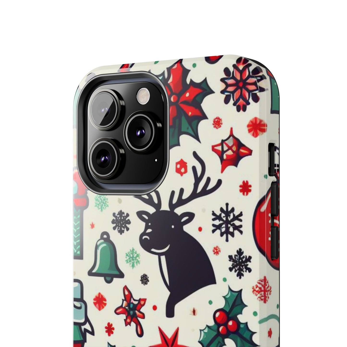 Cartoon Christmas Cheer – iPhone Case