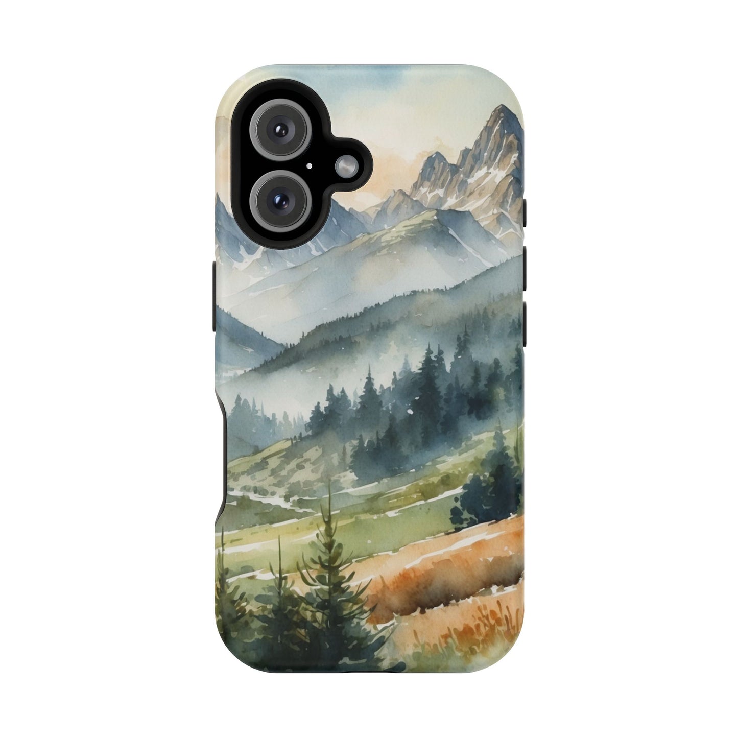 Serene Alpine Forest - MagSafe iPhone Case