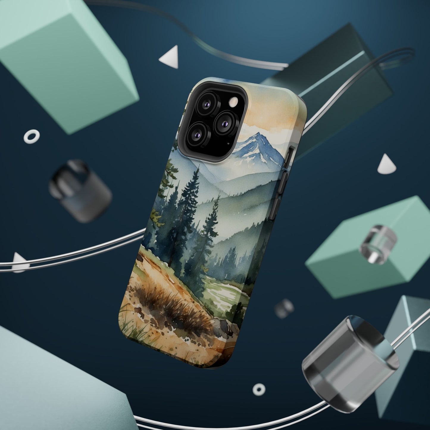 Tranquil Mountain Escape - MagSafe iPhone Case