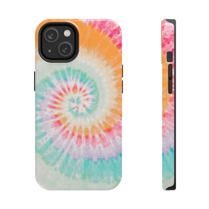 Pastel Swirl Tie-Dye iPhone Case – Soft & Minimalistic Style