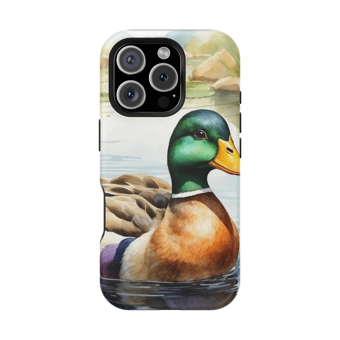 Serene Duck Reflection - MagSafe iPhone Case