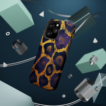 Regal Amethyst Leopard iPhone Case