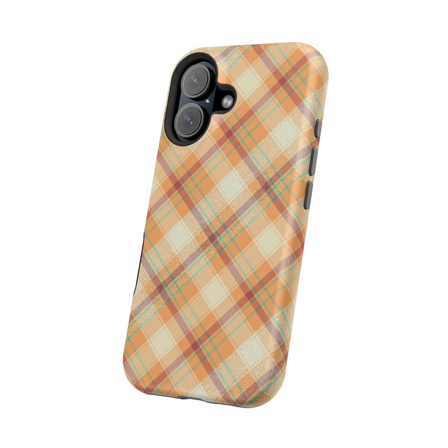 MagSafe Case - Warm Autumn Plaid Design