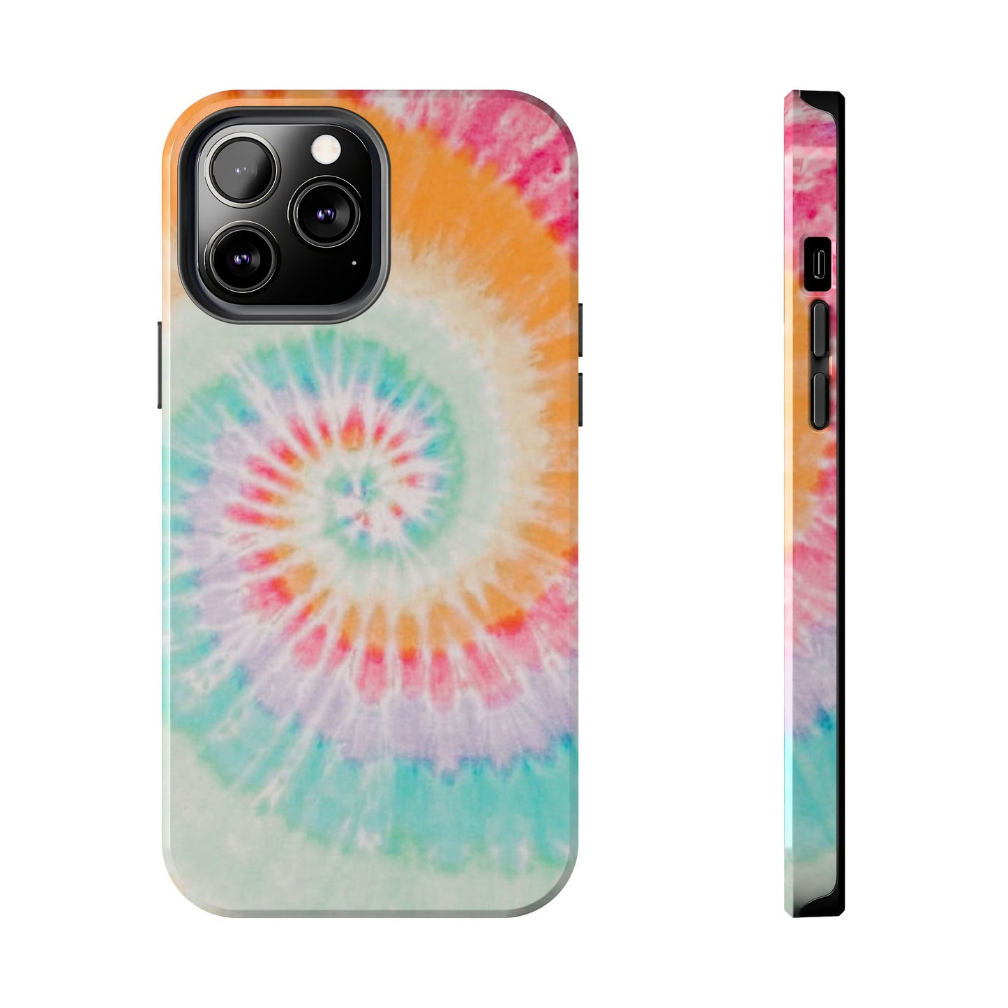 Pastel Swirl Tie-Dye iPhone Case – Soft & Minimalistic Style