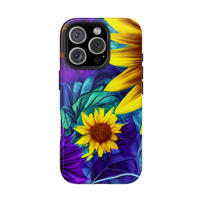 Purple & Gold Sunflower Dream - iPhone Series Case