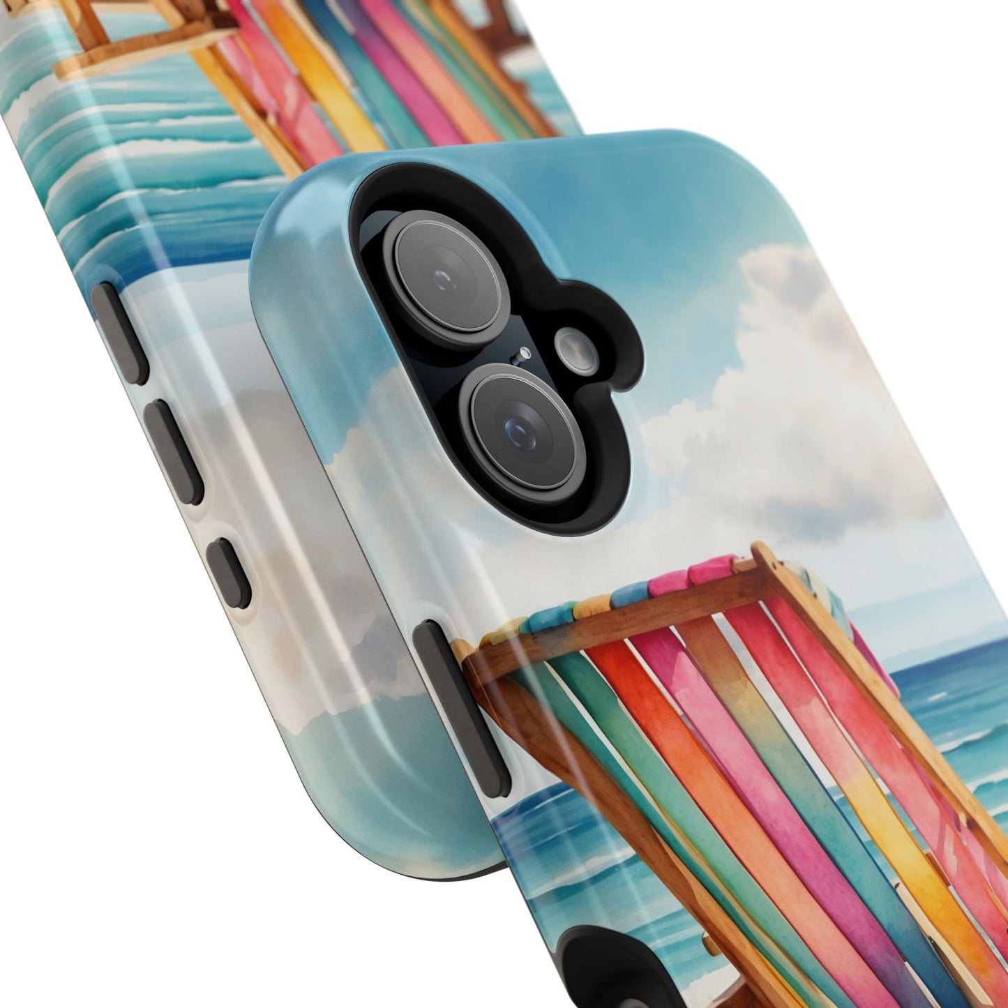 Vibrant Beach Escape MagSafe iPhone Case – Summer Vibes Design