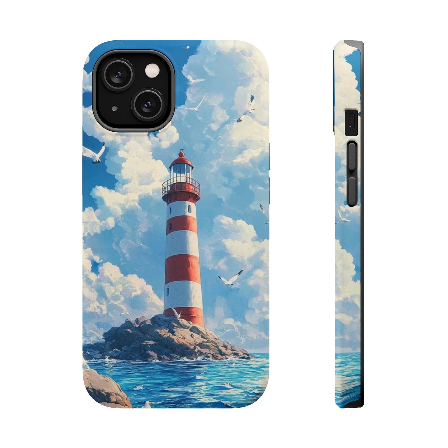 Iphone Case - Majestic Lighthouse Scene Design