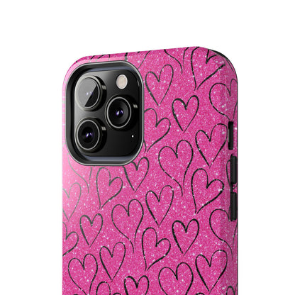 Heartfelt Glam iPhone Case