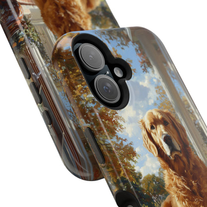 Golden Retriever Autumn Serenity - MagSafe iPhone Series Case