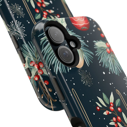 Elegant Christmas Ornaments and Pine - MagSafe iPhone Series Case