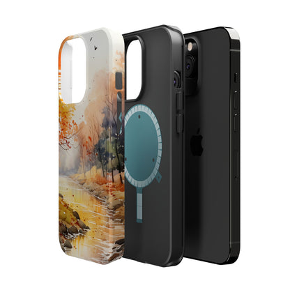 Autumn River Serenity – MagSafe iPhone Case