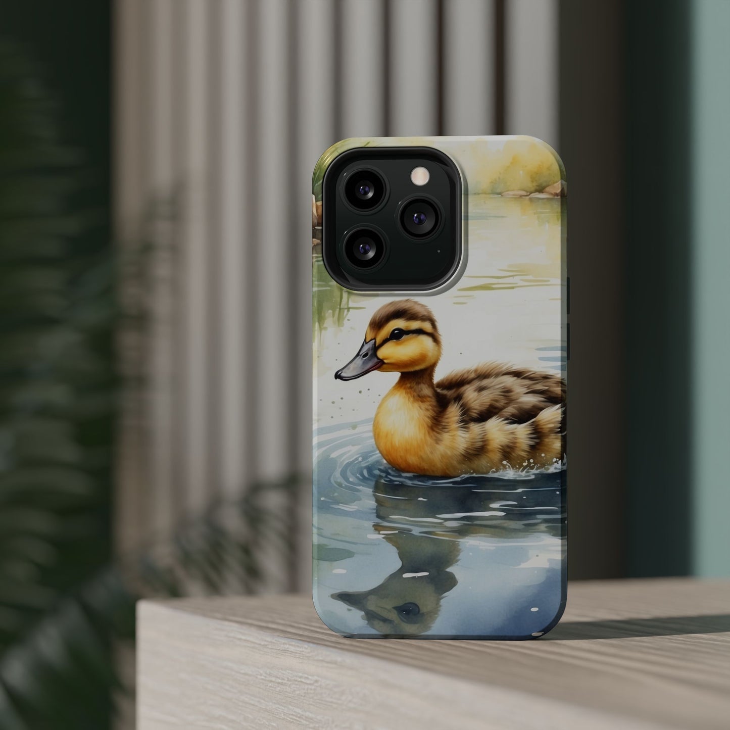 Graceful Duck Reflection – MagSafe iPhone Case