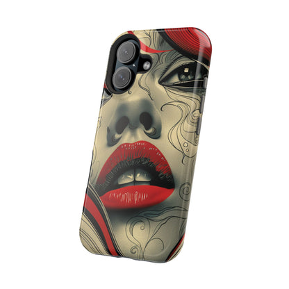 Bold Beauty Red Lips iPhone Case