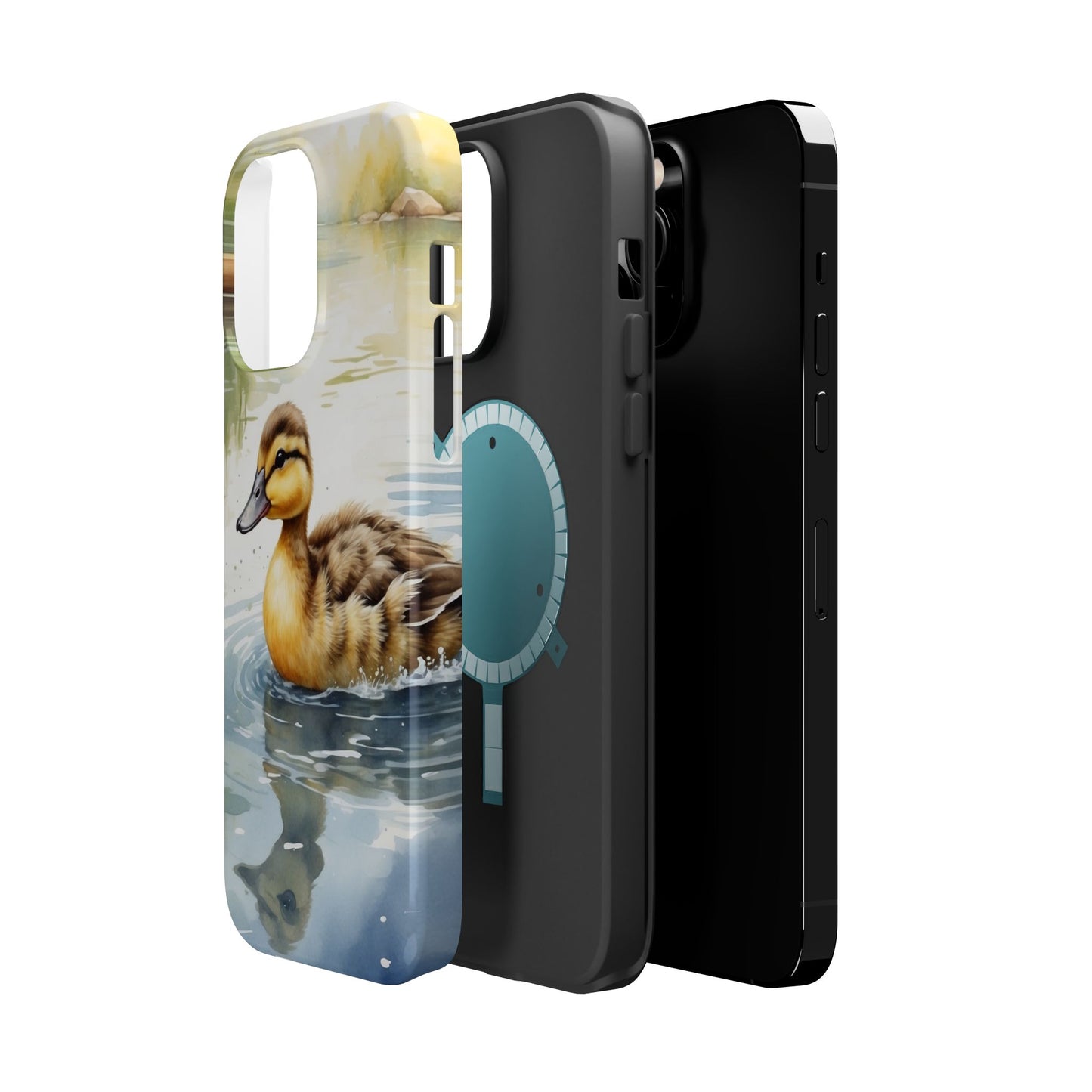 Graceful Duck Reflection – MagSafe iPhone Case