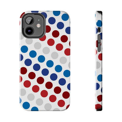 Patriotic Polka Dots - iPhone Case