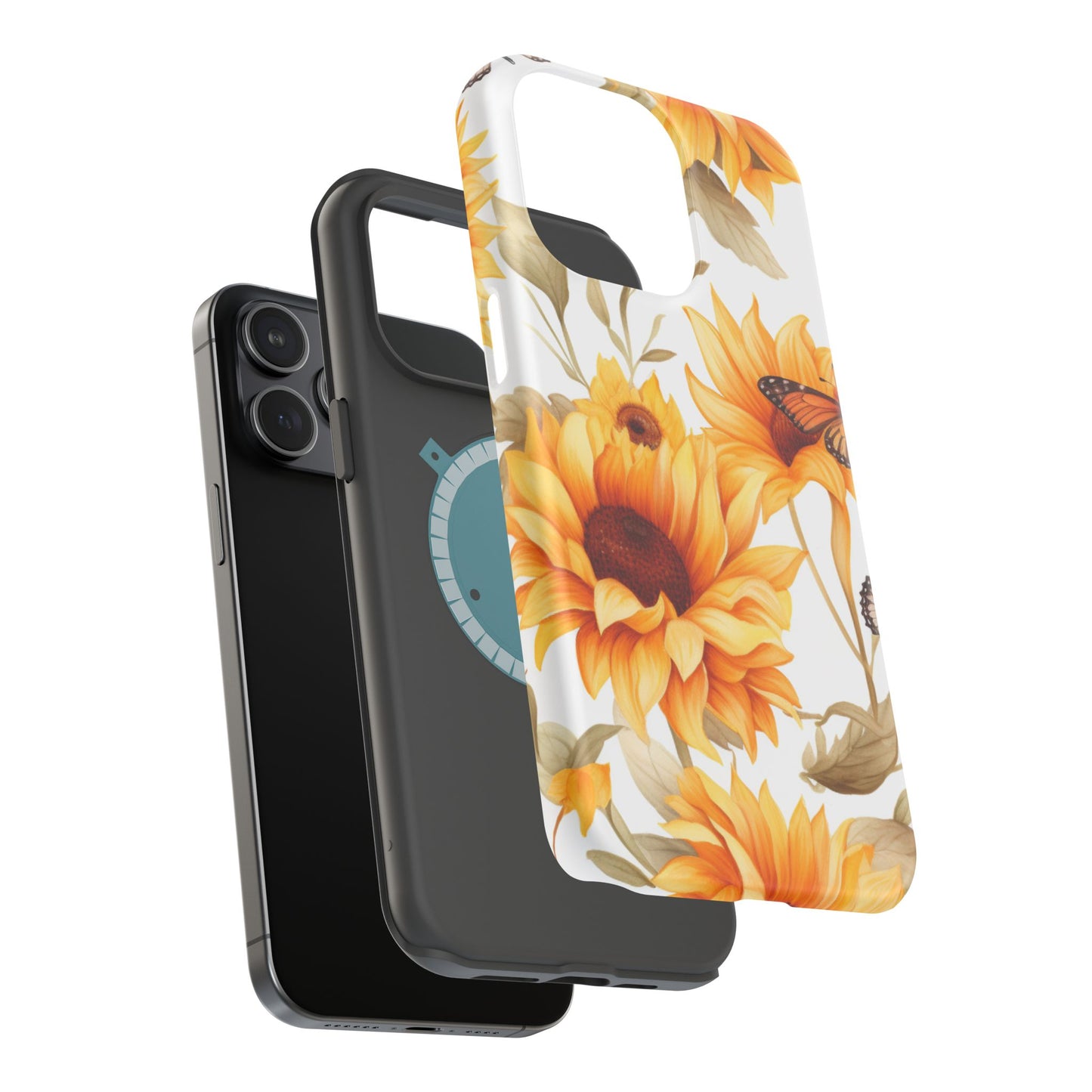 Sunflower & Monarch Garden - MagSafe iPhone Series Case