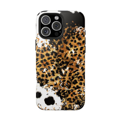 Bold Leopard Ink Splash - iPhone Series Case