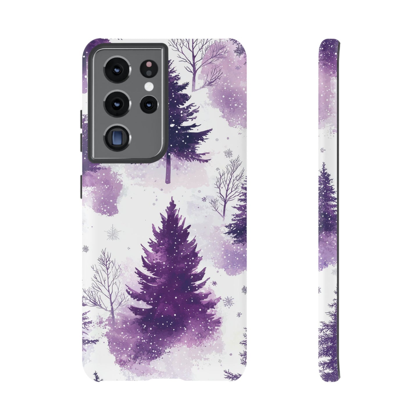 Purple Snowy Forest - Samsung Galaxy Series Case