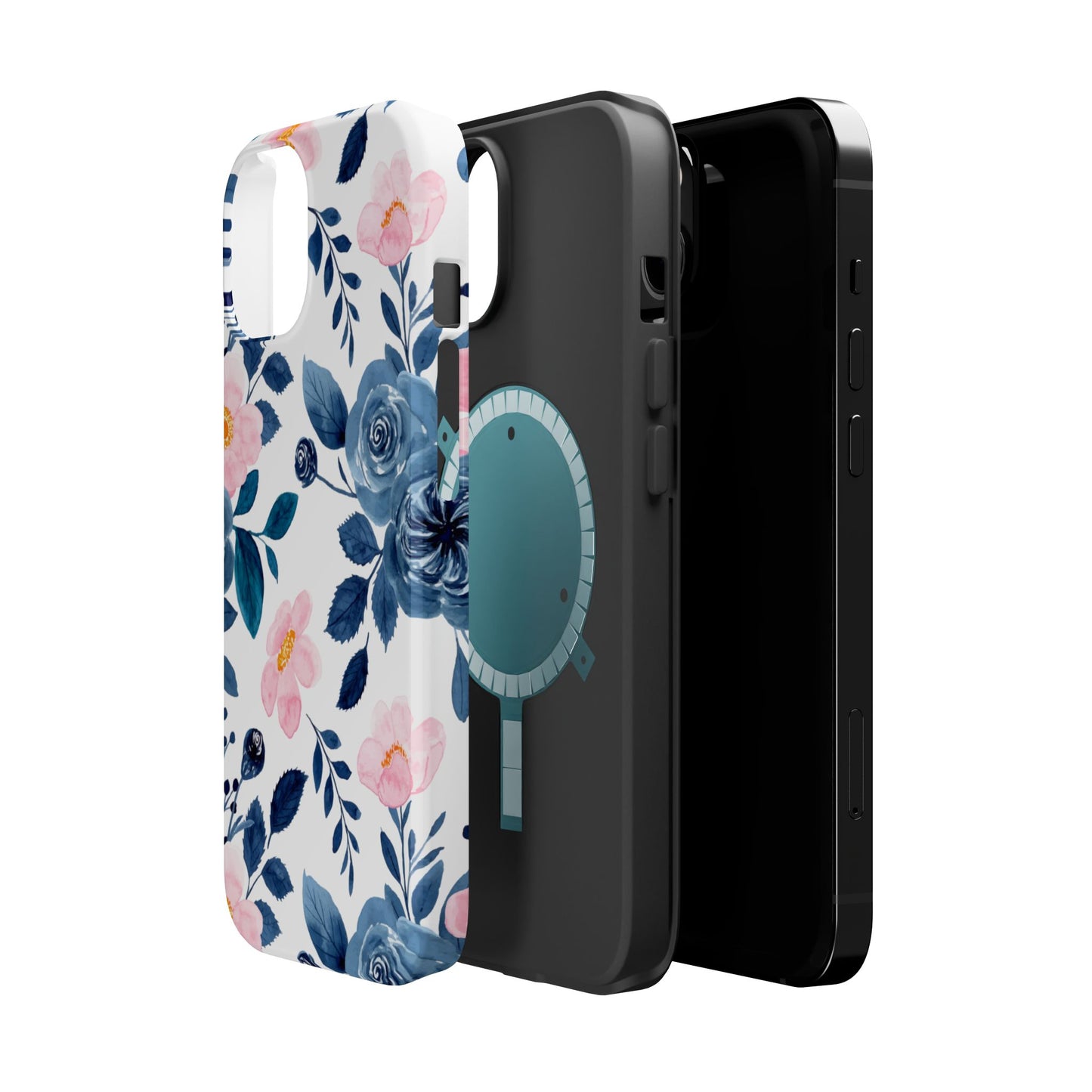 Pastel Garden Charm – MagSafe Case with Soft Watercolor Floral Print