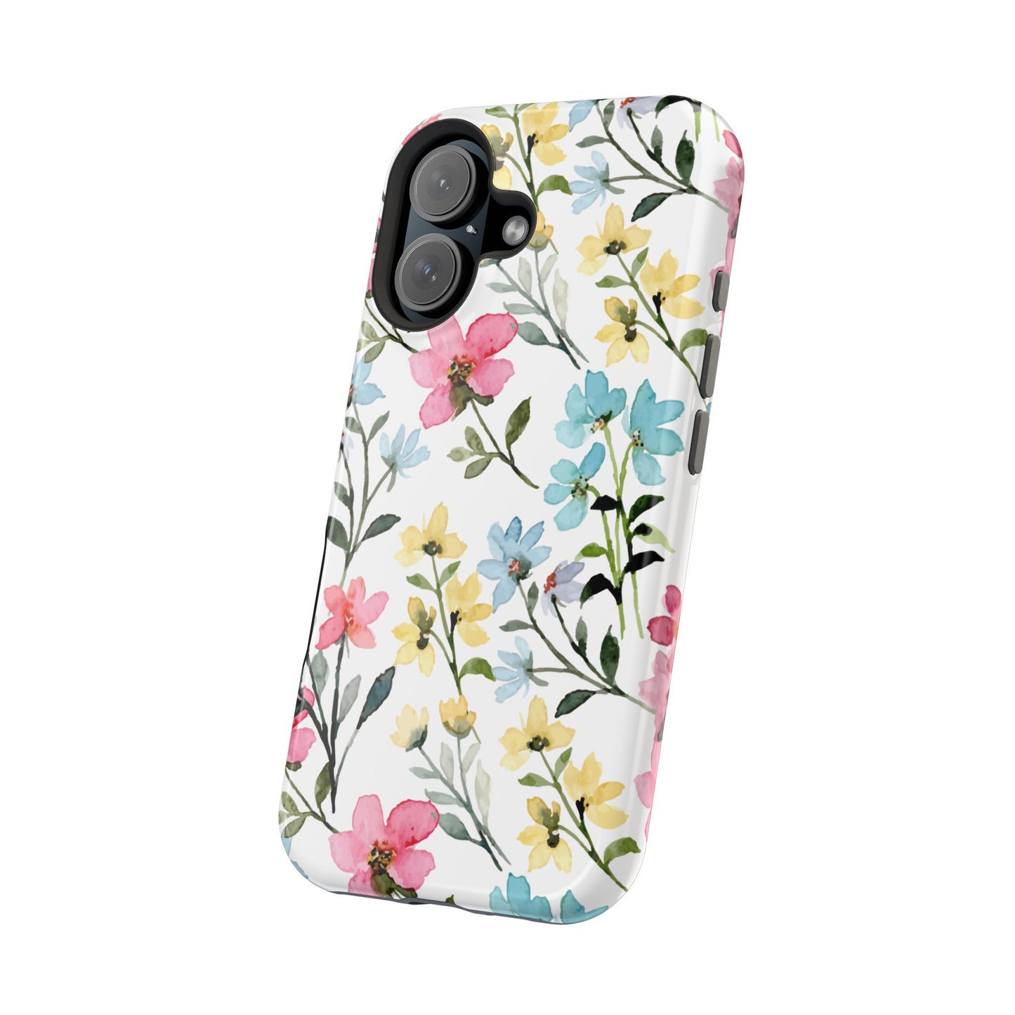 Watercolor Floral Bliss – MagSafe Case with Pastel Flower Design