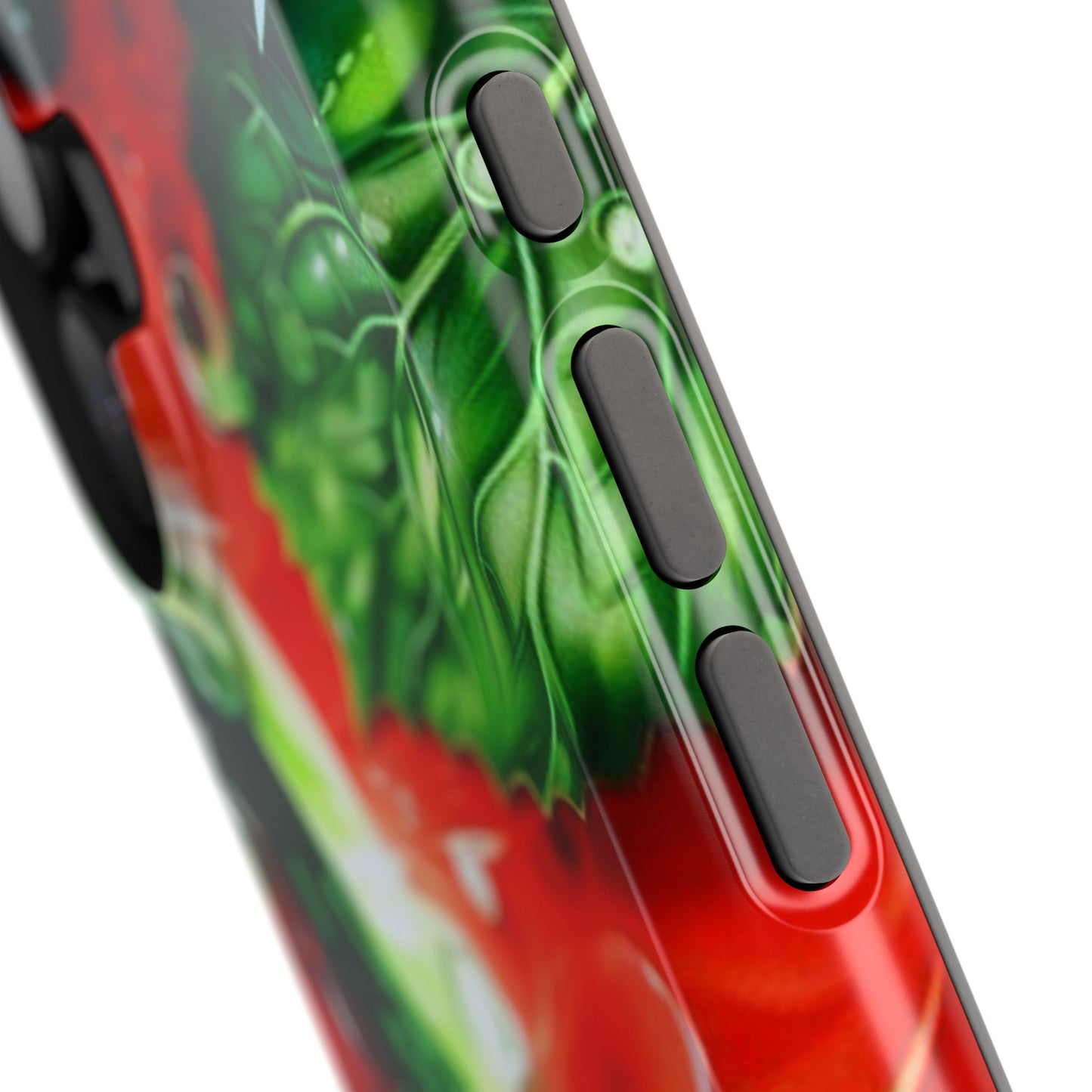 Juicy Watermelon & Mint MasSafe iPhone Case – Tough Dual-Layer, Vibrant Summer Design