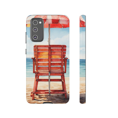 Beachfront Sunset Lounge Samsung Galaxy Case – Rearview Edition