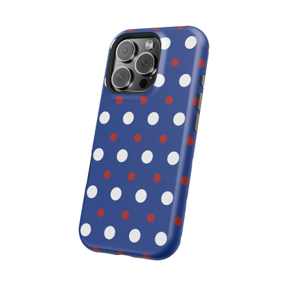 Patriotic Polka Dots – MagSafe iPhone Case